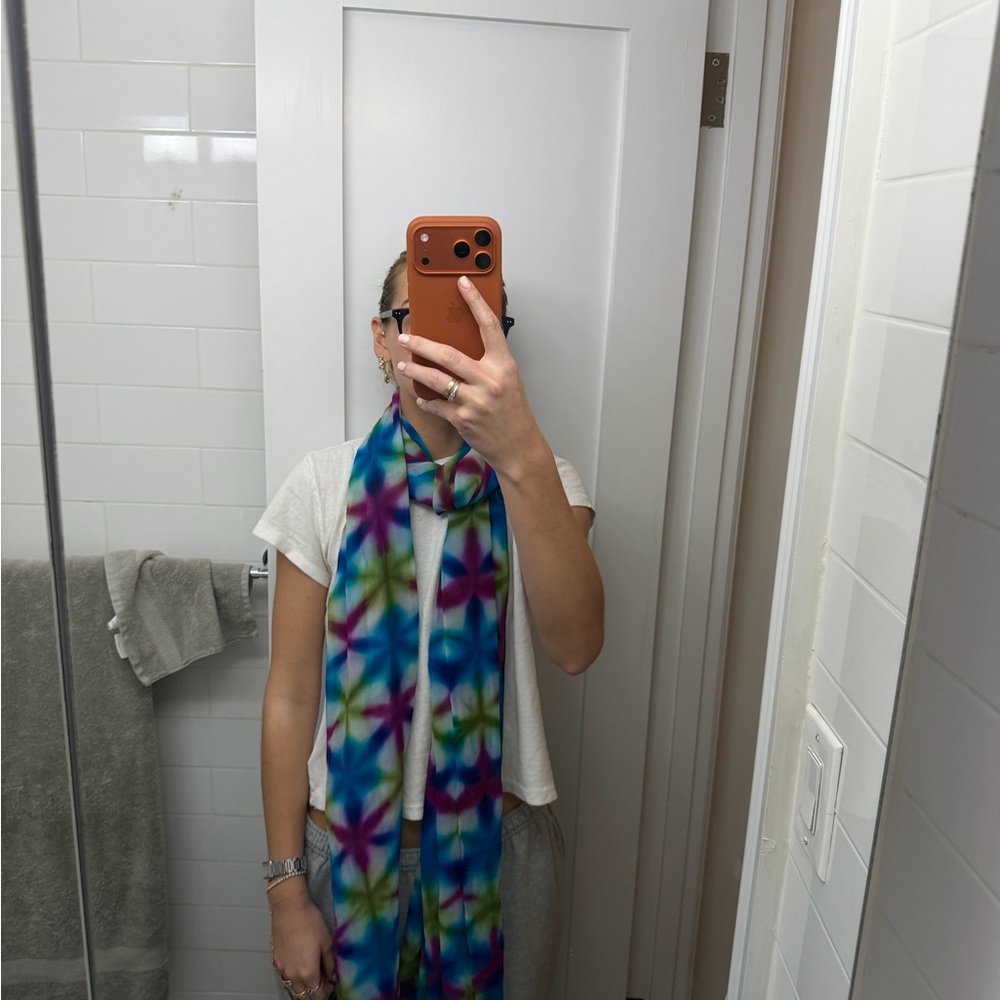 VINTAGE SILK Colorful Dosa + Koko Scarf